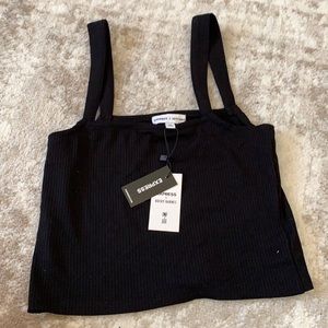 Express rib crop tank top x Rocky Barnes